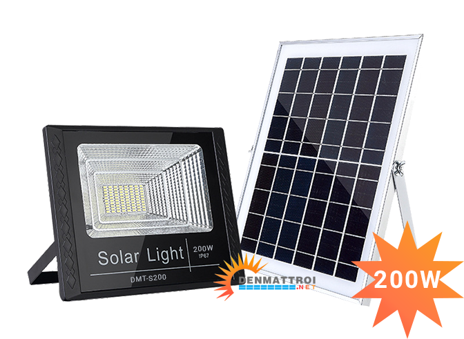 Đèn pha năng lượng mặt trời 200W