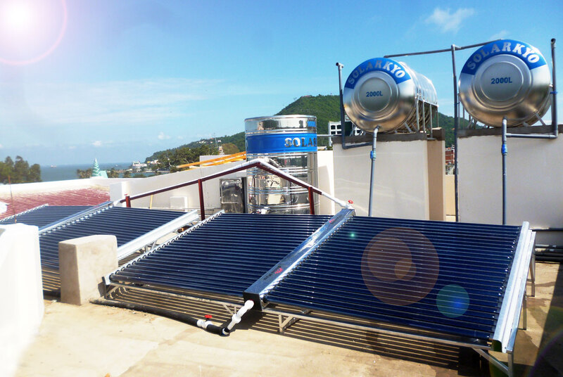máy nước nóng năng lượng mặt trời 