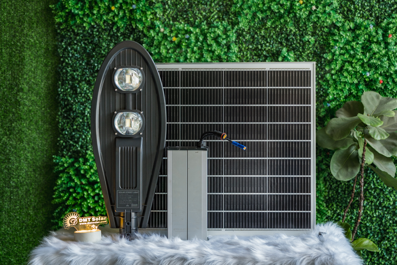 Đ&egrave;n đường chiếc l&aacute; 100W bộ lưu điện rời