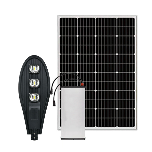 Đèn đường chiếc lá 150w năng lượng mặt trời D-150LRV | DMT Solar