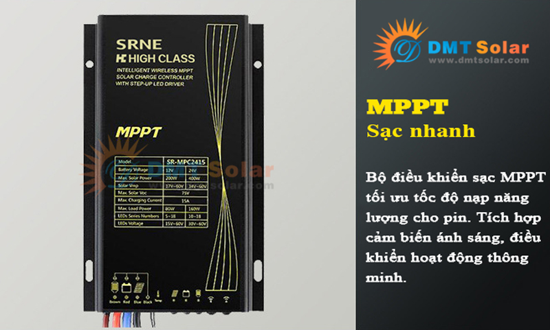 Đèn liền thể cao cấp 15W - MPPT