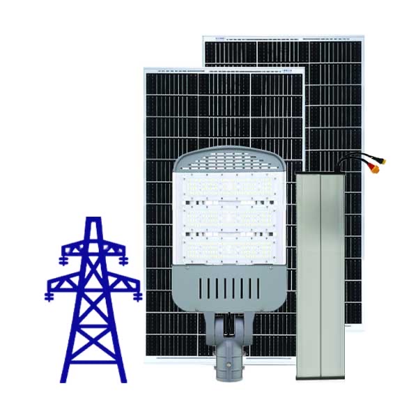 Đèn đường năng lượng mặt trời kết hợp tuabin gió M14