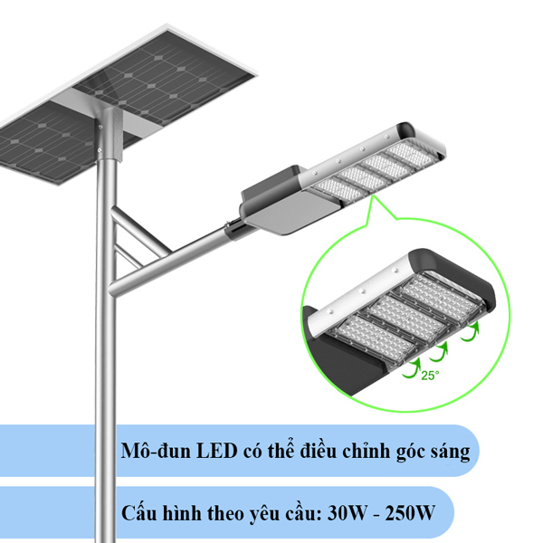Đèn đường cao cấp năng lượng mặt trời Mô đun LED