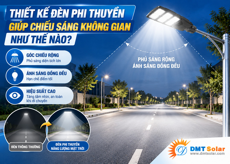 Thiết kế đ&egrave;n phi thuyền mang đến lợi &iacute;ch chiếu s&aacute;ng tiện lợi