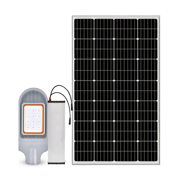 Đèn năng lượng mặt trời cao cấp 50W D-50CTP (MPPT, Mono, Bộ lưu điện rời)