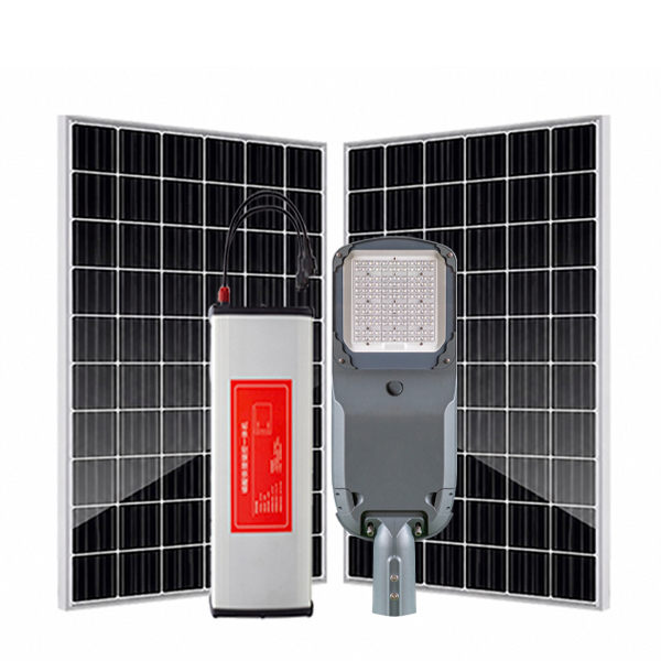 Đèn đường năng lượng mặt trời 100W hệ pin 25.6V | SE-DM61-100W-IND