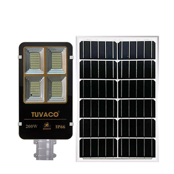 Đèn đường năng lượng mặt trời 200W Led cao cấp [TVC-200PT]