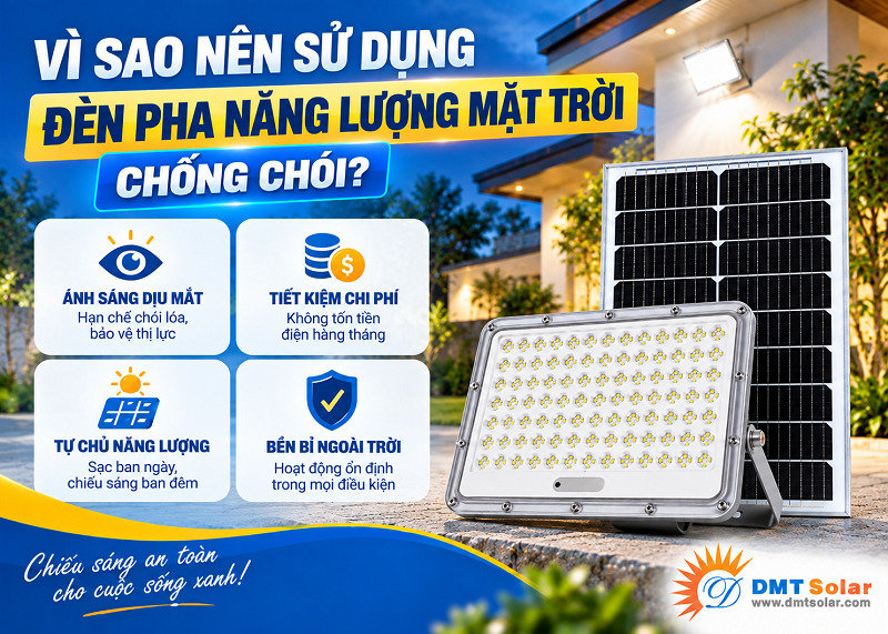 Đ&egrave;n năng lượng mặt trời chống l&oacute;a hỗ trợ bảo vệ hệ thống