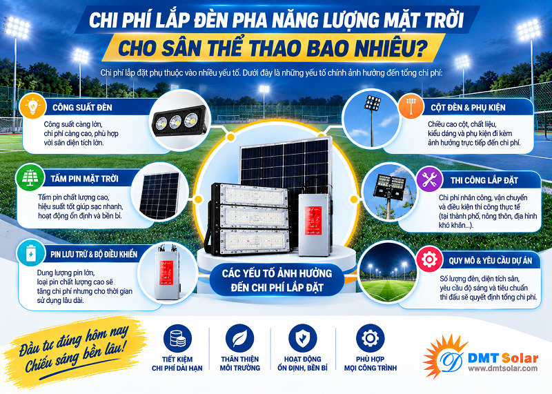 Tổng chi ph&iacute; cho một s&acirc;n thể thao như s&acirc;n b&oacute;ng đ&aacute;, b&oacute;ng chuyền, s&acirc;n pickleball