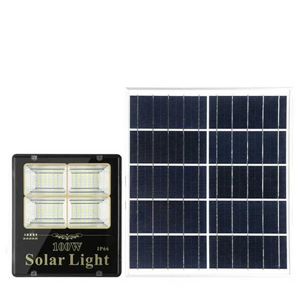 Đèn pha năng lượng mặt trời 100W giá rẻ DMT-P100LTR