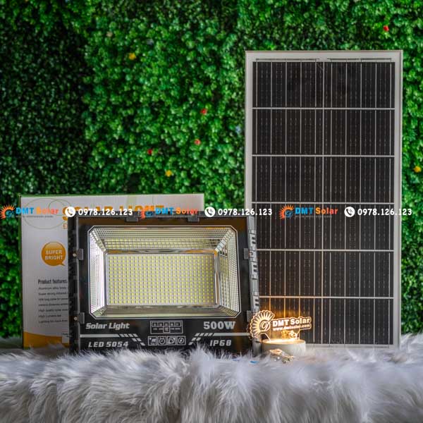 Đèn pha led năng lượng mặt trời 500W P500D (NEW)
