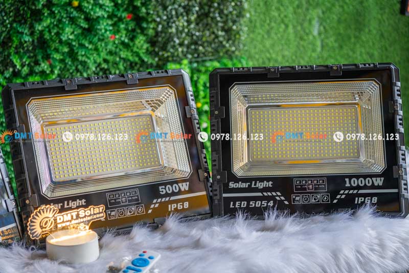 Ứng dụng thực tế của đ&egrave;n pha năng lượng mặt trời 500W