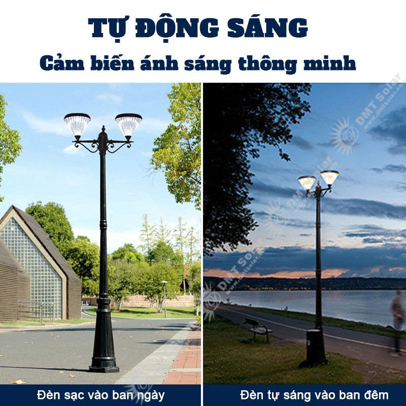 Mẫu cột đèn sân vườn hiện đại