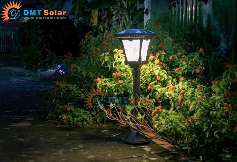 Đèn trụ sân vườn năng lượng mặt trời solar light