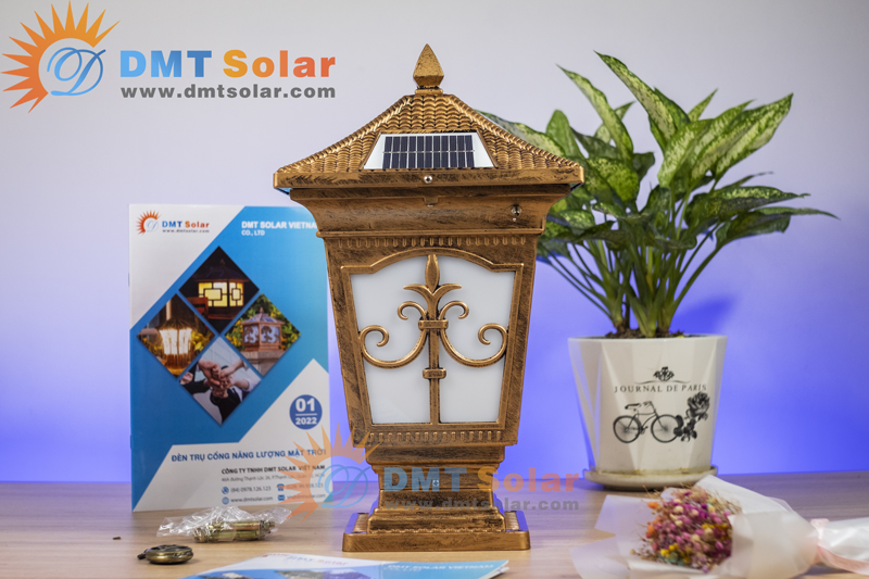 Đèn trụ cổng năng lượng mặt trời DMT-TC01S-V1