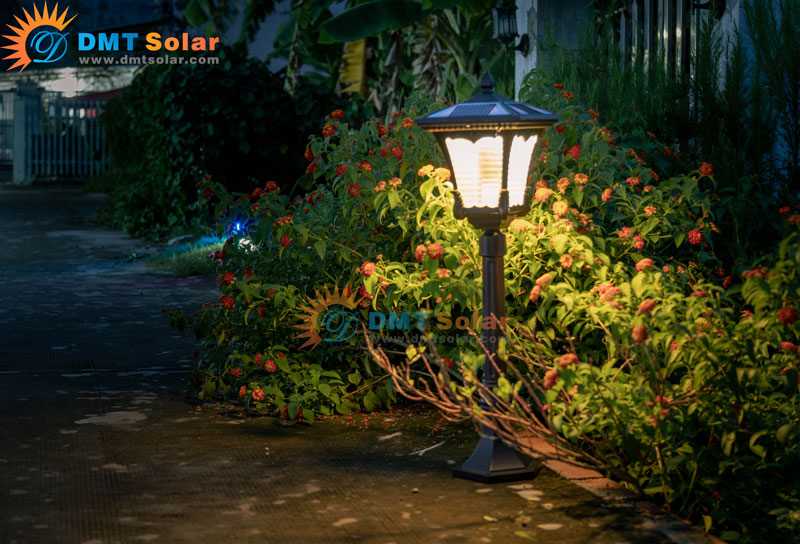 mẫu đèn led trụ sân vườn