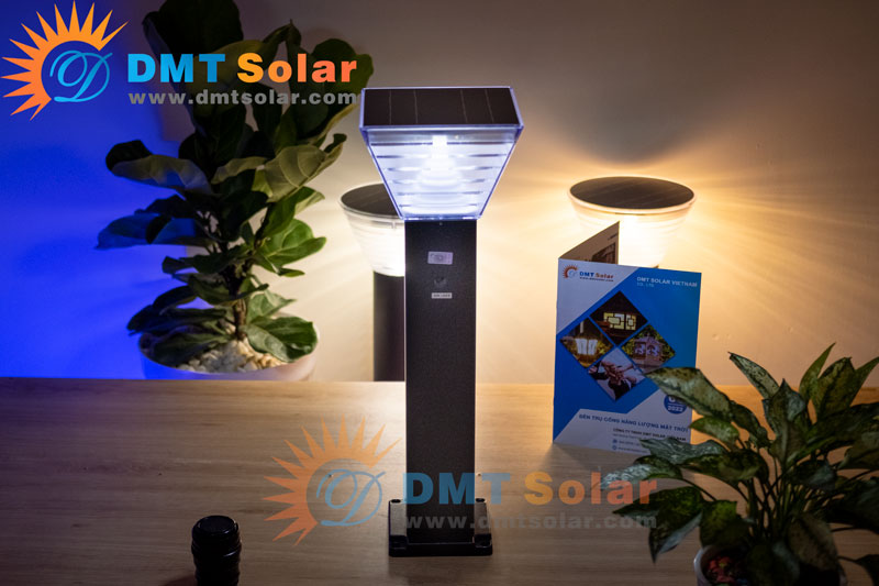Đèn trụ sân vườn năng lượng mặt trời
