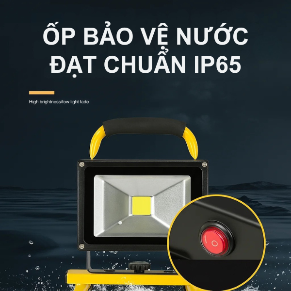 Đèn pha LED tích điện cao cấp [PH-SA-PP80] | Saco