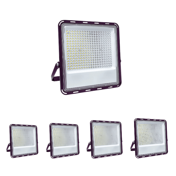 Đèn pha LED chíp SMD [PH-SA-PX09] vỏ đen 50W-200W | Saco