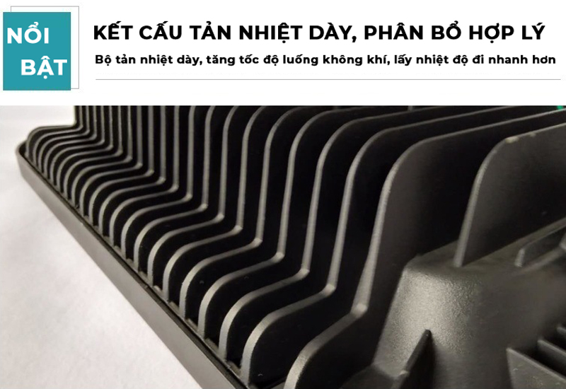 Đèn pha kính lúp tản nhiệt nhanh