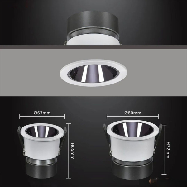 Đèn âm trần chỉnh hướng mẫu [AC-SA-AX25]