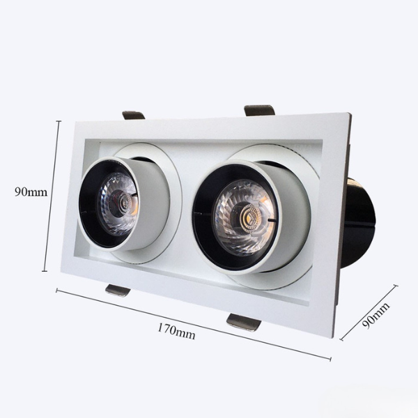 Đèn âm trần chỉnh hướng đôi mẫu [AC-SA-AX30]