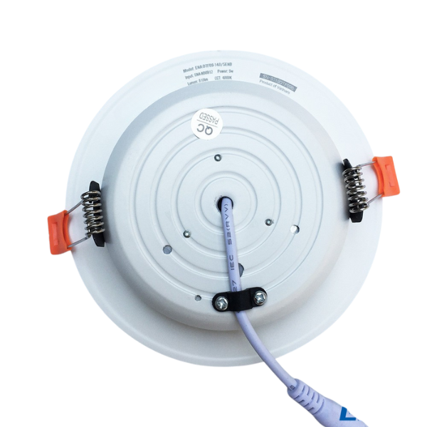 Đèn LED âm trần Dowlight viền Bạc mẫu  [AT-SA-AT44] 5W-24W | Saco