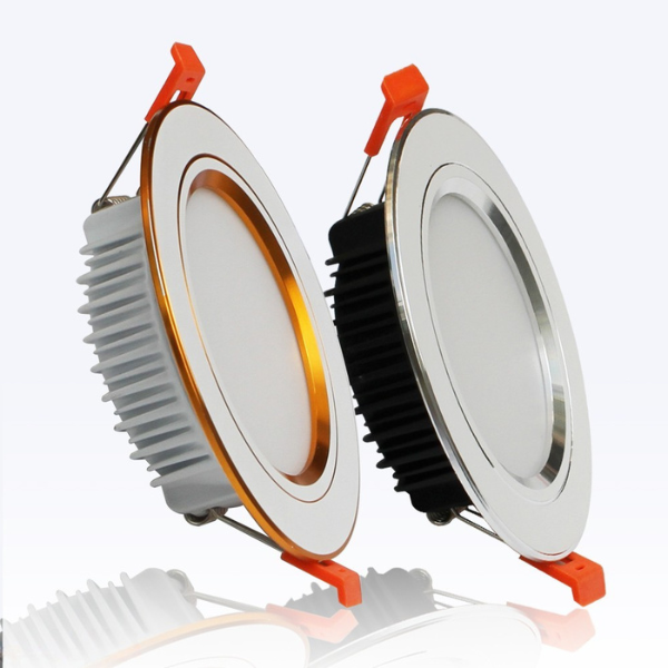 èn LED âm trần Dowlight viền Vàng mẫu  [AT-SA-AT46] 