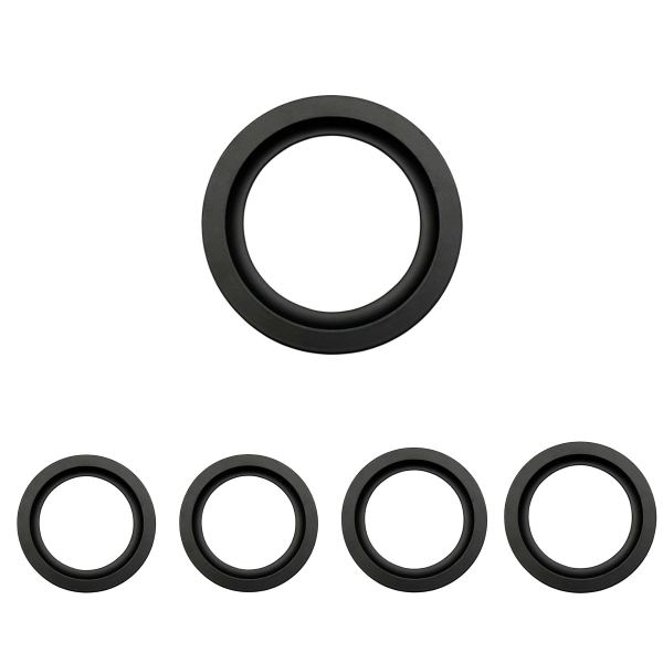 Đèn ốp trần tròn viền lõm màu đen [OT-SA-OT11] 6W-12W | Saco