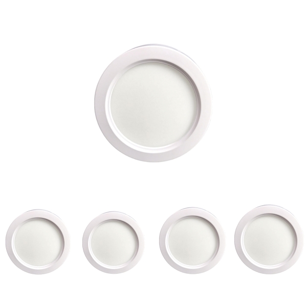 Đèn ốp trần tròn viền lõm màu trắng [OT-SA-OT11] 6W-12W | Saco