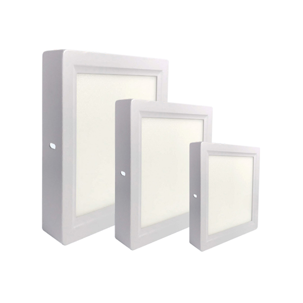 Đèn vuông ốp trần viền lõm màu trắng [OT-SA-OV11] 6W-24W | Saco