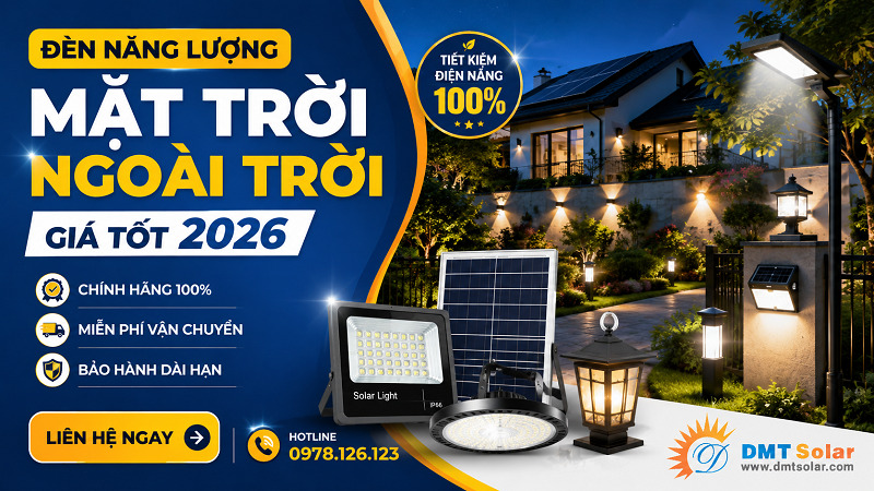 Mẫu đ&egrave;n năng lượng mặt trời ngo&agrave;i trời đang dần thay thế ho&agrave;n to&agrave;n c&aacute;c giải ph&aacute;p chiếu s&aacute;ng truyền thống 