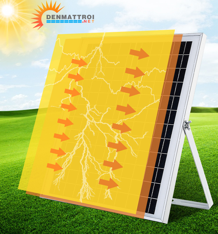 Tấm pin năng lượng mặt trời lớn giúp sạc pin nhanh