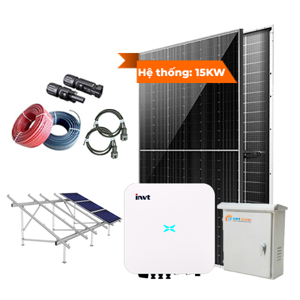 Báo giá lắp hệ thống điện mặt trời 15Kw giá rẻ | Hoà lưới / Bám tải