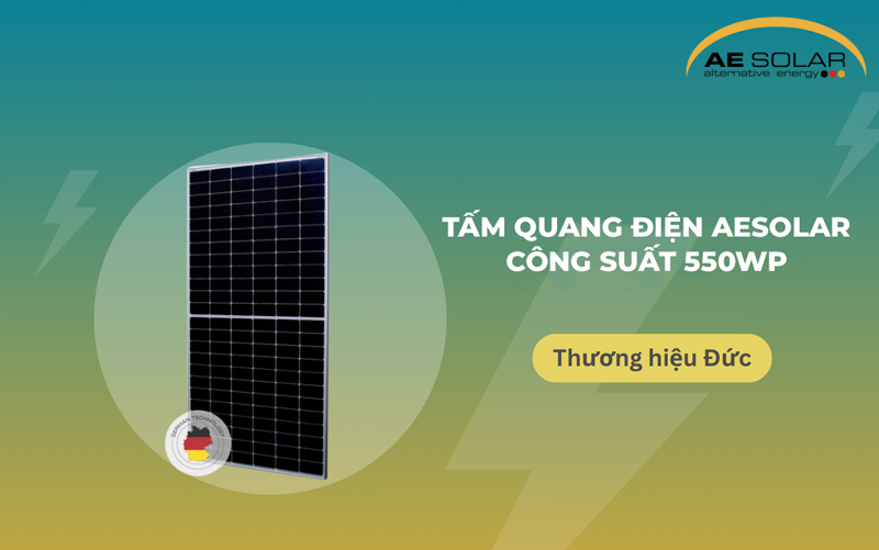 Tấm pin năng lượng mặt trời AE Solar 550Wp - 1