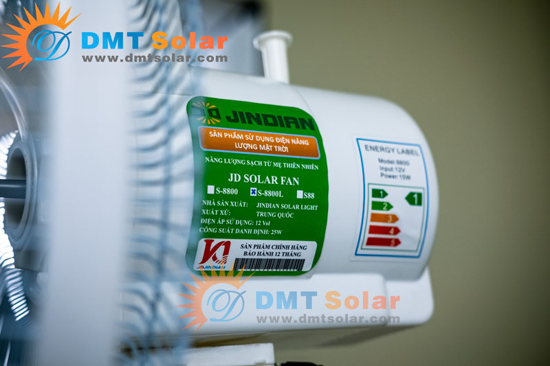 Ưu điểm của quạt năng lượng mặt trời cao cấp JD-S8800L