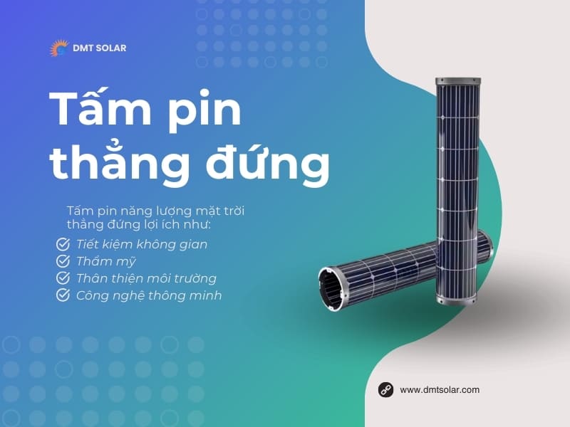 Tấm pin năng lượng mặt trời thẳng đứng