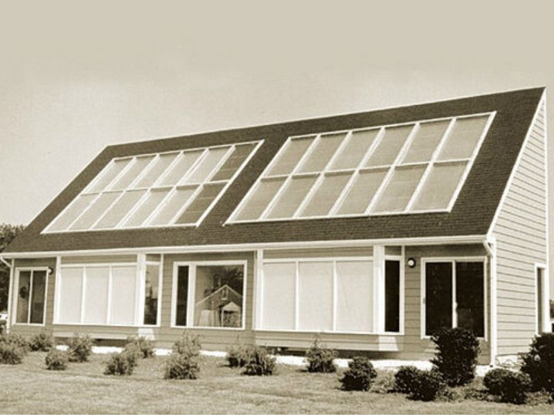 Ngôi nhà sử dụng năng lượng mặt trời đầu tiên
