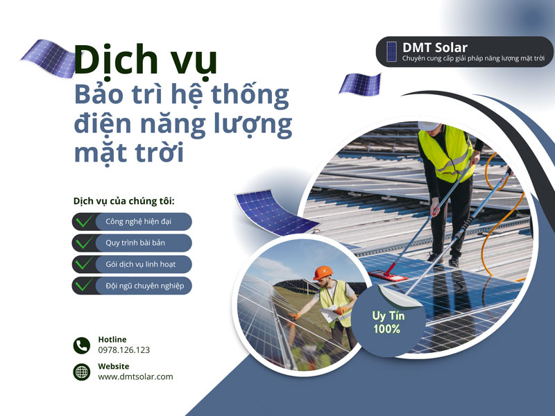 Dịch vụ bảo trì hệ thống điện mặt trời