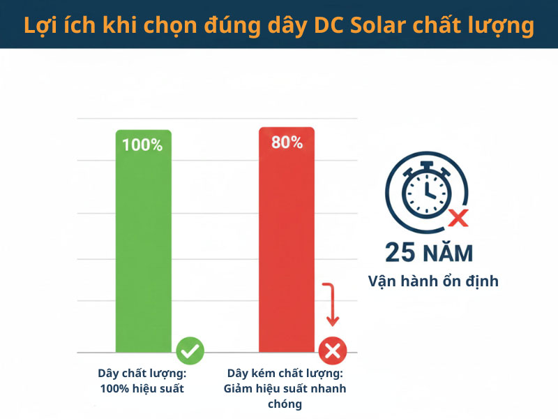Tổng kết về dây dc solar