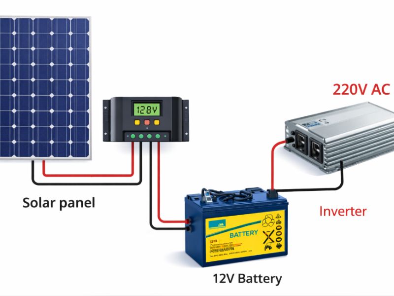 Giá pin năng lượng mặt trời 12v dao động theo chất lượng, nguồn gốc