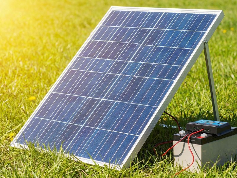 Tấm pin mặt trời 12V hoạt động dựa trên nguyên lý hiệu ứng quang điện