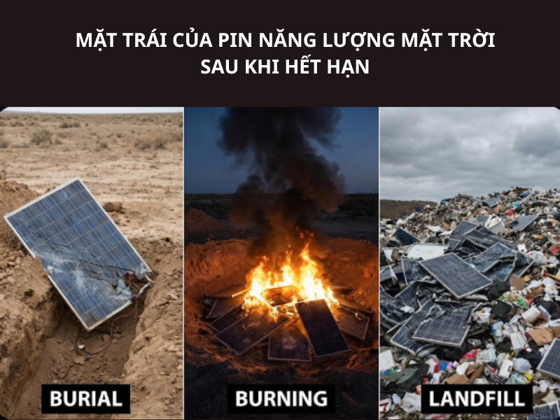 Mặt tr&aacute;i của pin năng lượng mặt trời &iacute;t ai biết