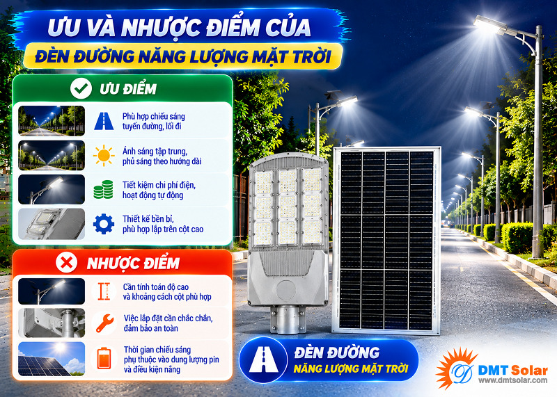 Đ&egrave;n đường c&oacute; khả năng chống ch&oacute;i hiệu quả