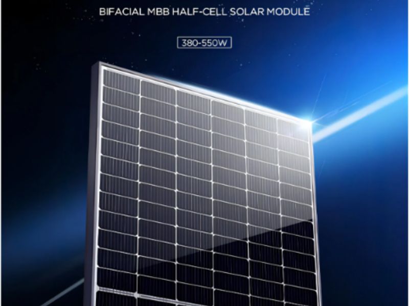 T&acirc;m pin năng lượng mặt trời hai mặt k&iacute;nh được ưa chuộng