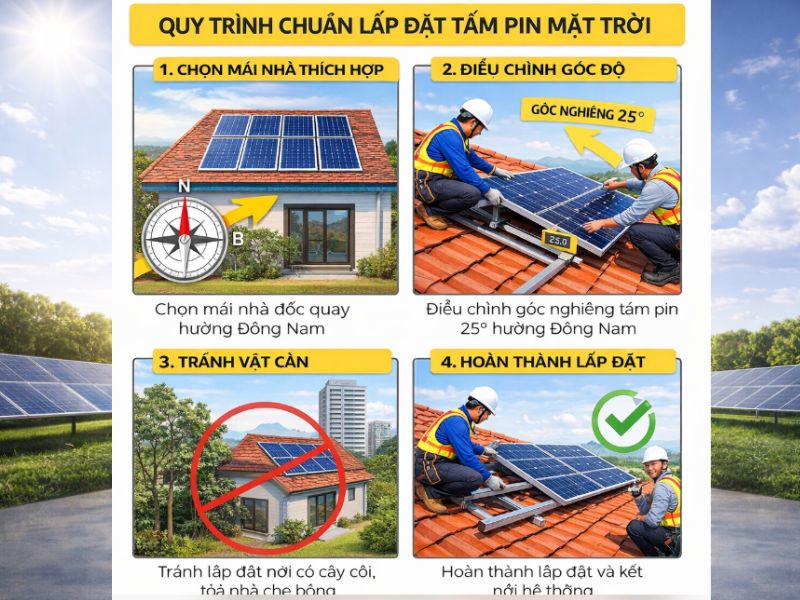 C&aacute;c lưu &yacute; khi sử dụng pin năng lượng mặt trời