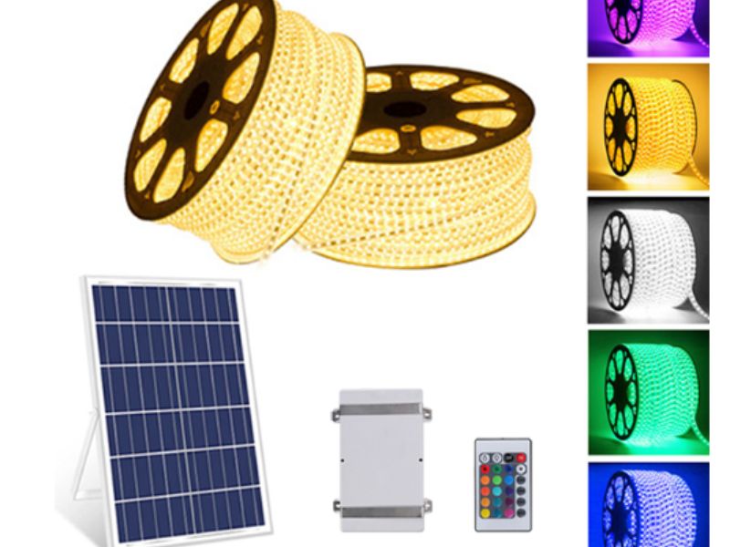 Đ&egrave;n nh&aacute;y trang tr&iacute; noel nhiều m&agrave;u 