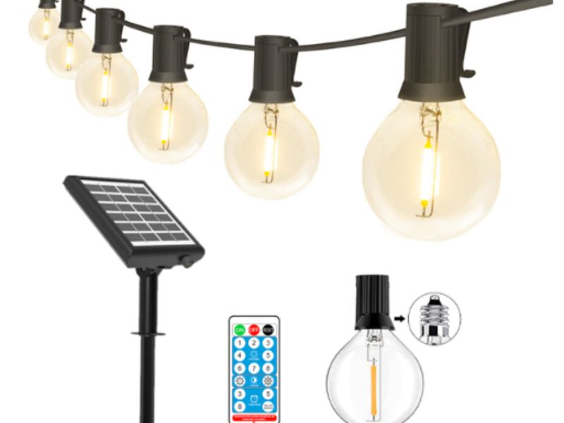 Đ&egrave;n LED trang tr&iacute; noel 25 b&oacute;ng tr&ograve;n mẫu LD13-10V