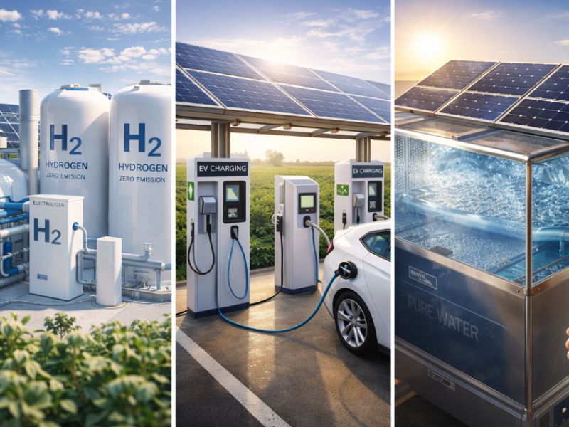 Hình ảnh ứng dụng của năng lượng mặt trời