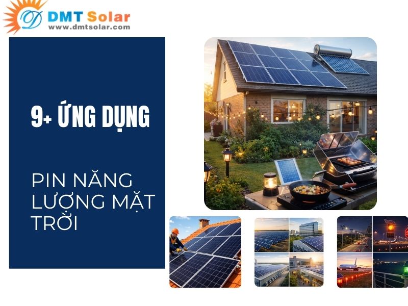 [Tổng Hợp] 9+ Ứng Dụng Của Pin Năng Lượng Mặt Trời